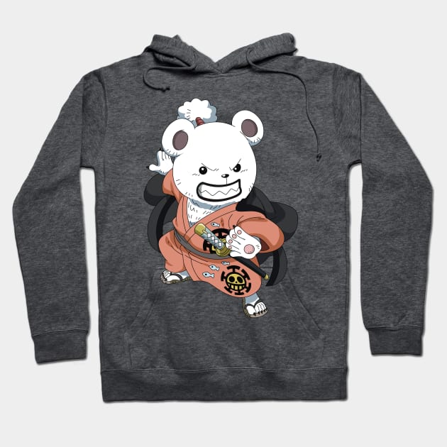 Chibi Bepo In Samurai Wano Outfit Hoodie by AnimeTee